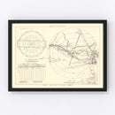 Vintage Map of the Oxnard Air Force Base " Camarillo California Vicinity, 1951