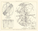 Vintage Map of the Paine Air Fore Base Vicinity, 1952