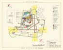 Vintage Map of Presque Isle Air Fore Base, 1952