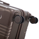 3 Piece ABS Spinner Wheel Luggage Set (Brown)