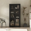 Rivington - Bookcase Cabinet With Glass Doors by HouseOfZazla