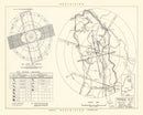 Vintage Map of the Presque Isle Air Fore Base Vicinity, 1952