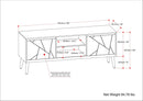 Jager - TV Media Stand - Natural