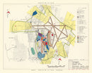 Vintage Map of Stewart Air Fore Base, 1952