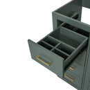 Retro Style Bathroom Vanity, 3 Drawers & Soft Closing Doors by HouseOfZazla