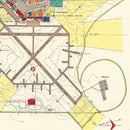 Vintage Map of Suffolk County Air Force Base, 1951