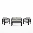 Outdoor Patio Set With All-Weather Thick Cushions by HouseOfZazla