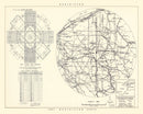Vintage Map of the Youngstown Municipal Airport Vicinity, 1952