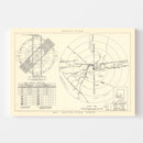Vintage Map of the Yuma County Municipal Airport Vicinity, 1951