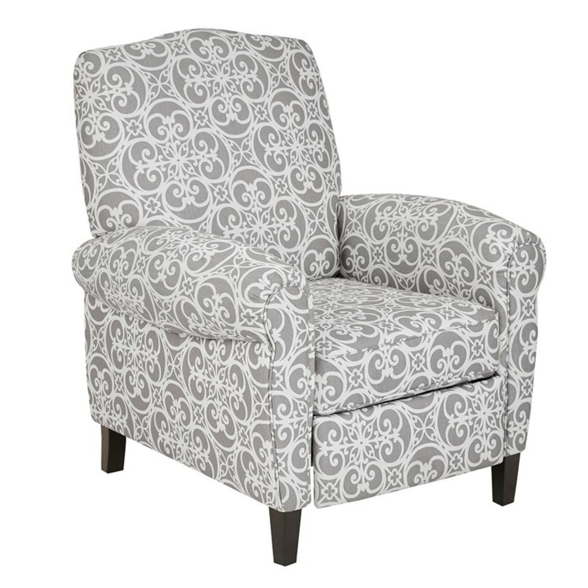 Kirby Transitional Push Back Recliner Chair, photo 11 of 18