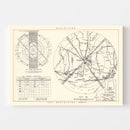 Vintage Map of the Brookley Air Force Base Vicinity, 1952