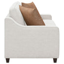 Mahaffey - 2 Piece Track Arm Living Room Set - Beige by HouseOfZazla