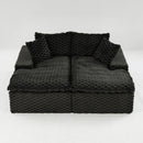 Double Chaise Lounge With Full Compressed Sponge