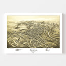 Vintage Map of Irwin, Pennsylvania 1897