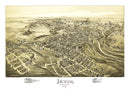 Vintage Map of Irwin, Pennsylvania 1897