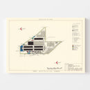 Vintage Map of Gentile Specialized Air Force Depot, 1952