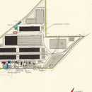 Vintage Map of Gentile Specialized Air Force Depot, 1952