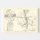 Vintage Map of the Hill Air Force Base Vicinity, 1952