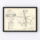 Vintage Map of the Hill Air Force Base Vicinity, 1952