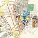 Vintage Map of Kelly Air Force Base, 1952