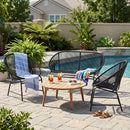 Nusa Outdoor Patio 4-Pcs Chat Set by HouseOfZazla