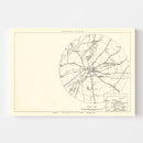 Vintage Map of the Mallory Specialized Air Force Depot Vicinity, 1952