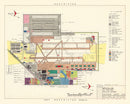 Vintage Map of McClellan Air Force Base, 1952