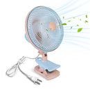8.66" Clip-On Fan with 90° Oscillation & 2 Speeds
