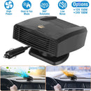 12V 150W Portable Car Heater Heating Fan 2 in 1 Defroster Defogger Demister Windshield Heater Automotive Cooling Fan with 360¡Rotating Base