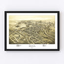 Vintage Map of Irwin, Pennsylvania 1897