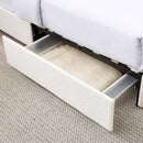 Liv - Patented With Drawers Upholstered Storage Platform Bed by HouseOfZazla