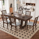 7-Piece Extendable Dining Table Set