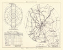 Vintage Map of the McClellan Air Force Base Vicinity, 1952