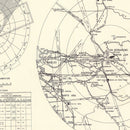 Vintage Map of the Norton Air Force Base Vicinity, 1952