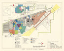Vintage Map of Robins Air Force Base, 1952