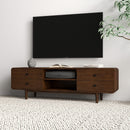 Alexa - TV Stand - Dark Brown / Wood by HouseOfZazla