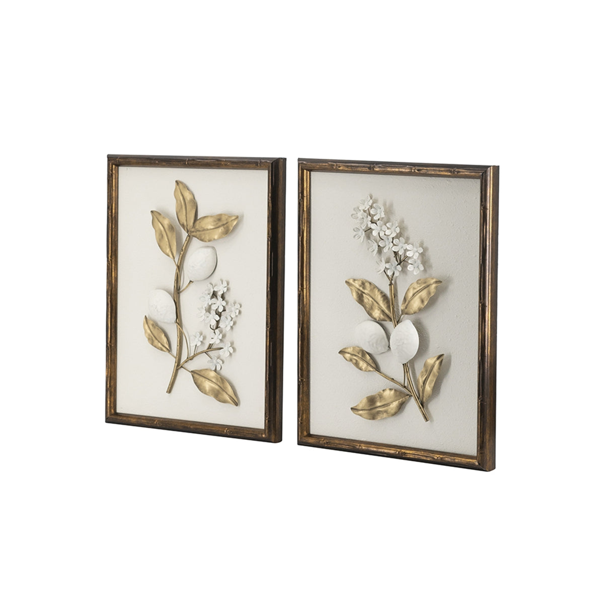 Set of 2 Distressed Brown Frame Decorative Accessories, photo 5 of 10