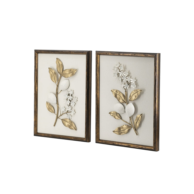 Set of 2 Distressed Brown Frame Decorative Accessories, photo 5 of 10