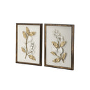 Set of 2 Distressed Brown Frame Decorative Accessories by HouseOfZazla