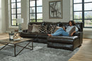 Como - 3 Piece Italian Leather Match Reclining Sectional by Unique Piece Furniture