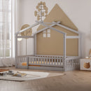 Bed House Bed Frame With Fence by HouseOfZazla