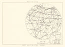 Vintage Map of the Wilkins Air Force Depot Vicinity, 1952