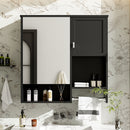 Modern Wall Mounted Bathroom Medicine Cabinet, Bathroom Wall Storage Cabinet With Mirror by Unique Piece Furniture