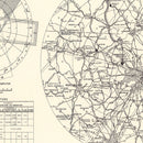 Vintage Map of the Cambridge Research Center Vicinity, 1952