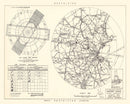 Vintage Map of the Cambridge Research Center Vicinity, 1952