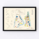 Vintage Map of Patrick Air Force Base, 1952