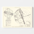 Vintage Map of the Patrick Air Force Base Vicinity, 1952