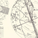 Vintage Map of the Patrick Air Force Base Vicinity, 1952