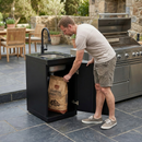 Double Door Sink Cabinet with Tap Stainless Steel Outdoor Kitchen by HouseOfZazla