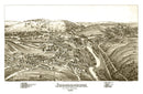 Vintage Map of Johnsonburg, Pennsylvania 1895